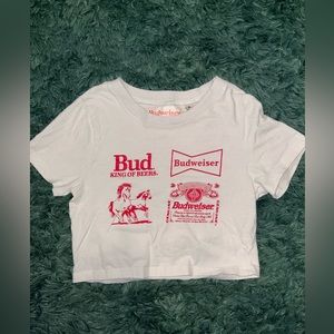Budweiser crop top hard to find